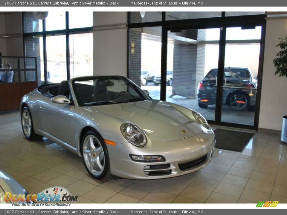 2007 Porsche 911 Carrera Cabriolet Arctic Silver Metallic / Black Photo #1