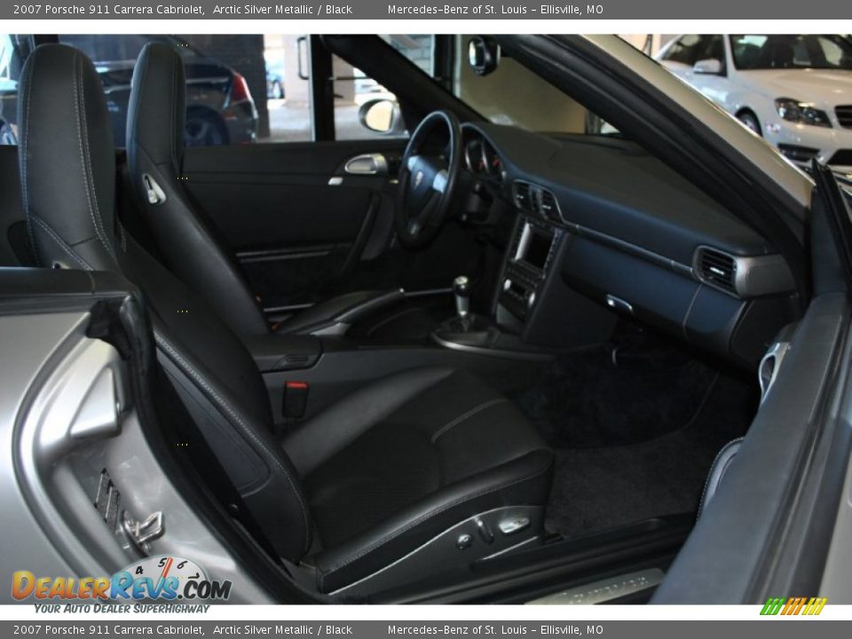 2007 Porsche 911 Carrera Cabriolet Arctic Silver Metallic / Black Photo #7