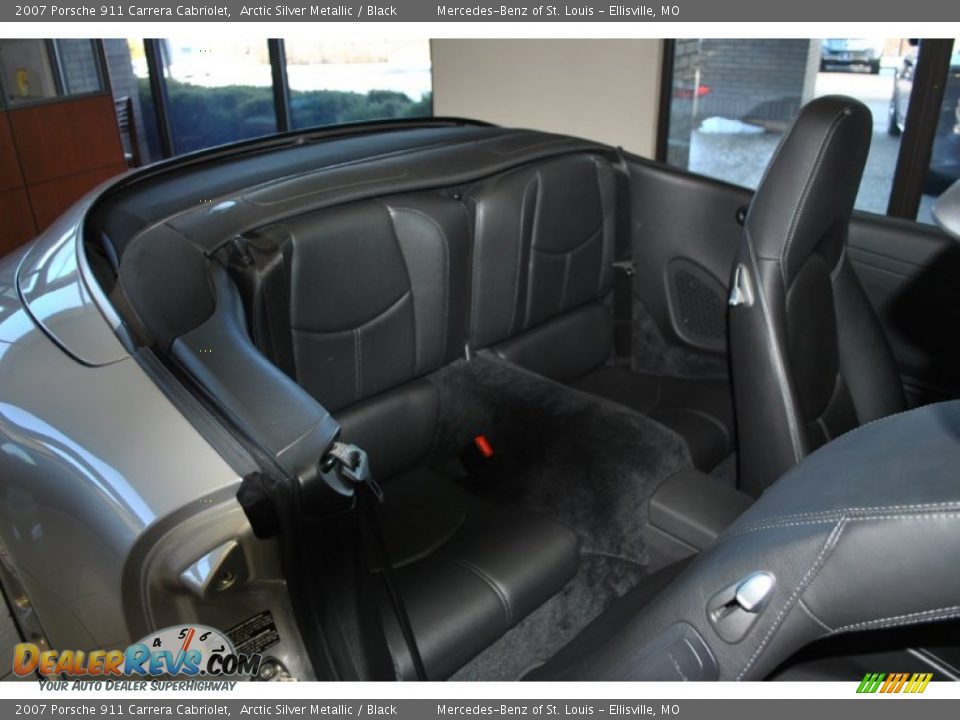 2007 Porsche 911 Carrera Cabriolet Arctic Silver Metallic / Black Photo #8