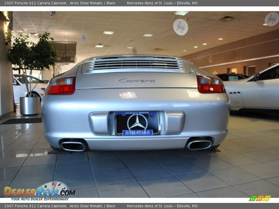 2007 Porsche 911 Carrera Cabriolet Arctic Silver Metallic / Black Photo #11