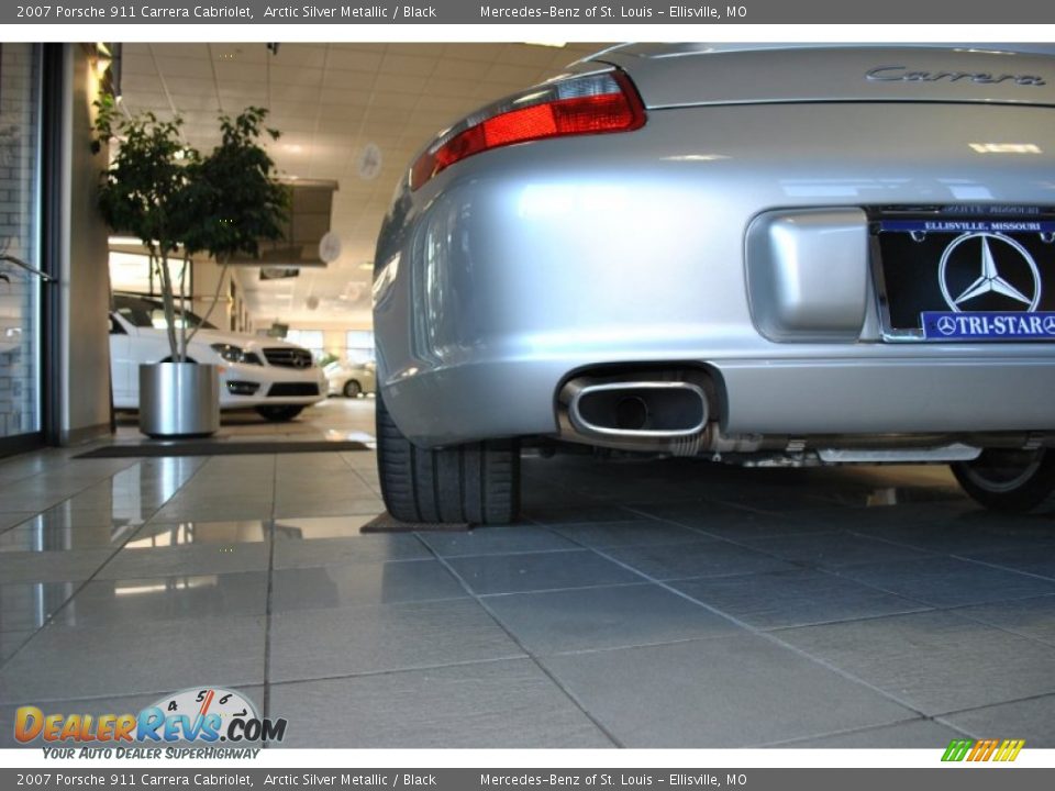 2007 Porsche 911 Carrera Cabriolet Arctic Silver Metallic / Black Photo #12