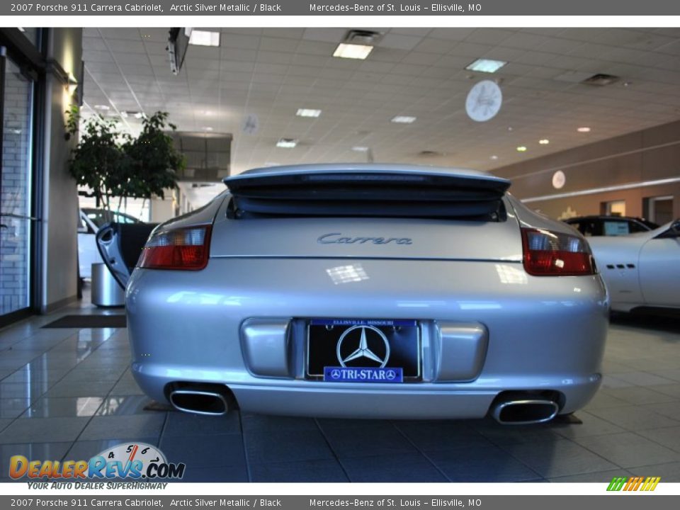 2007 Porsche 911 Carrera Cabriolet Arctic Silver Metallic / Black Photo #13
