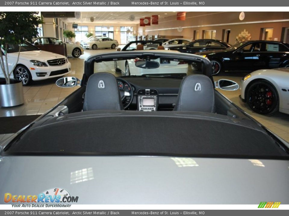 2007 Porsche 911 Carrera Cabriolet Arctic Silver Metallic / Black Photo #15