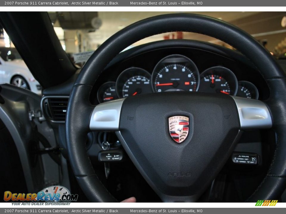 2007 Porsche 911 Carrera Cabriolet Arctic Silver Metallic / Black Photo #18