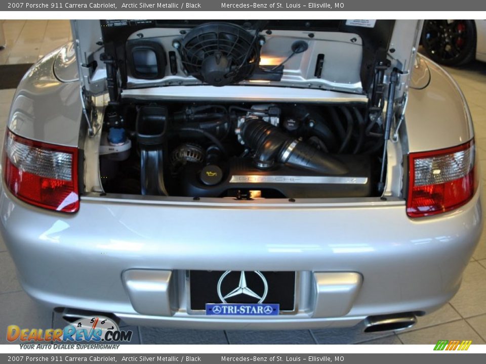 2007 Porsche 911 Carrera Cabriolet Arctic Silver Metallic / Black Photo #26