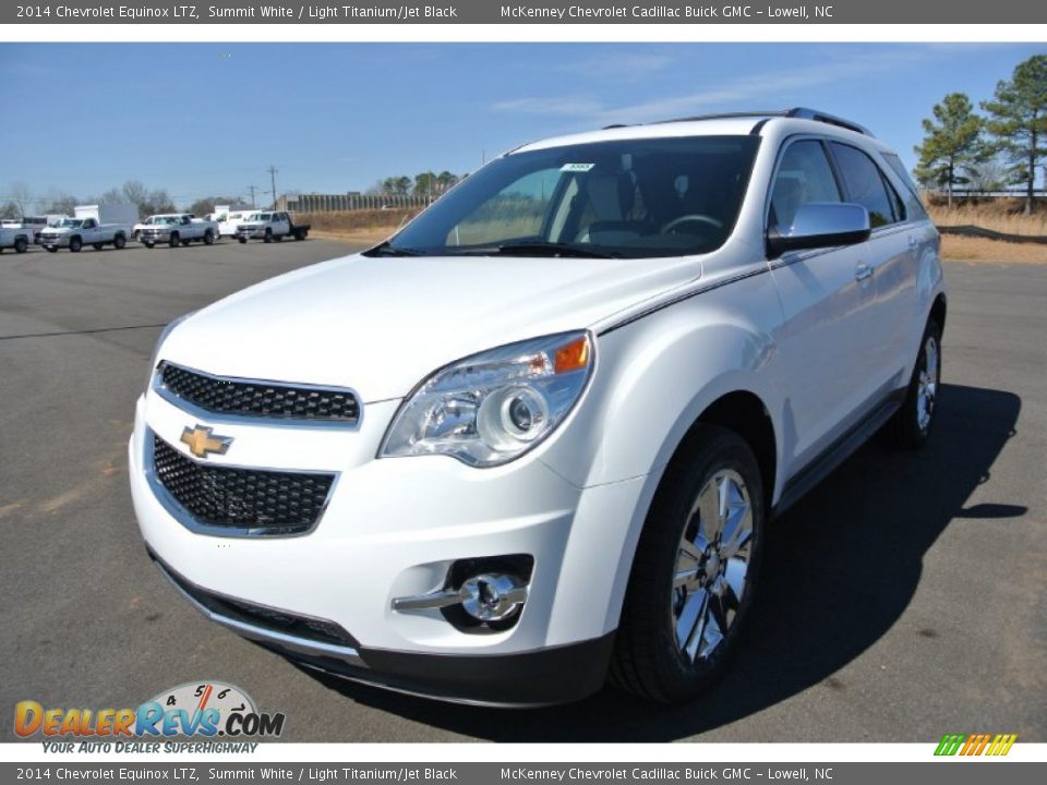 2014 Chevrolet Equinox LTZ Summit White / Light Titanium/Jet Black Photo #2