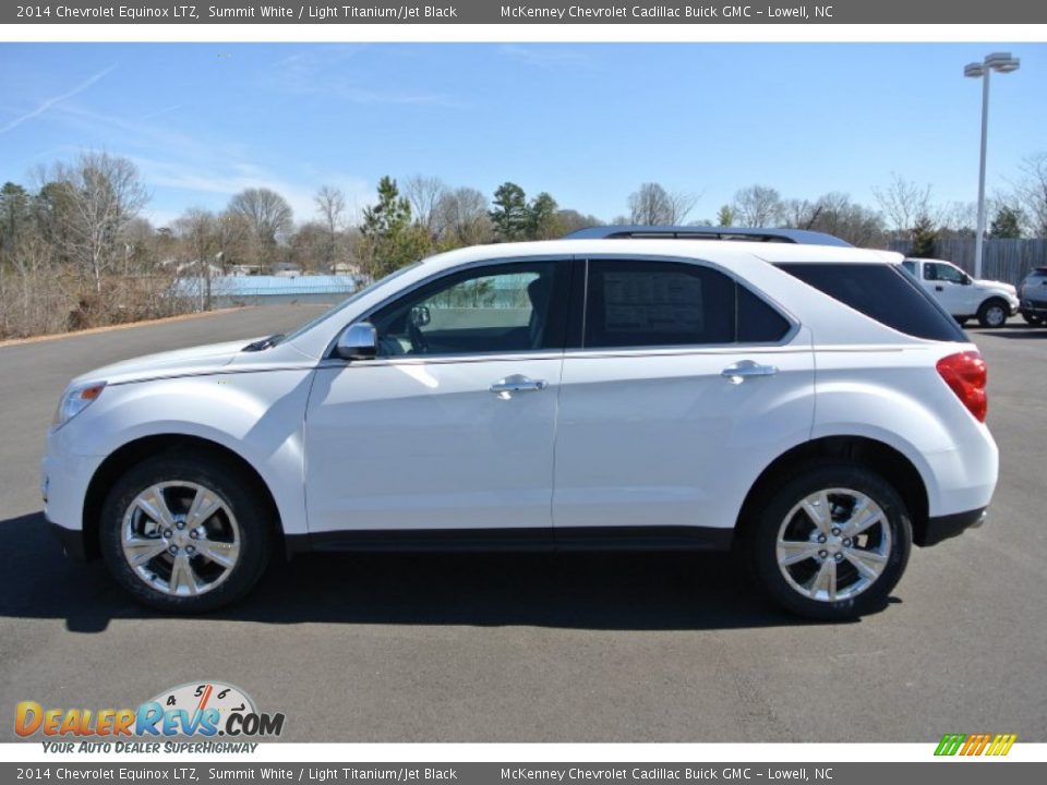 2014 Chevrolet Equinox LTZ Summit White / Light Titanium/Jet Black Photo #3