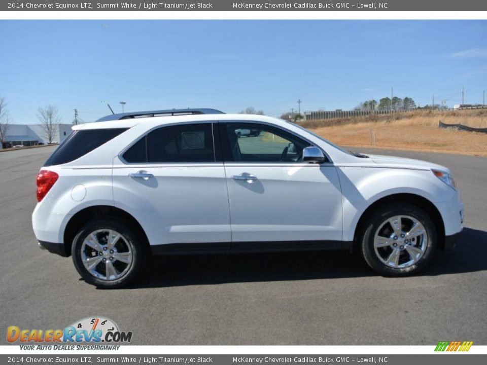 2014 Chevrolet Equinox LTZ Summit White / Light Titanium/Jet Black Photo #6