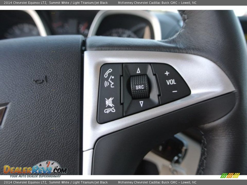 2014 Chevrolet Equinox LTZ Summit White / Light Titanium/Jet Black Photo #14