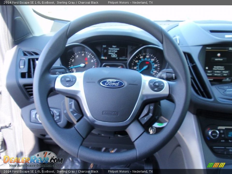 2014 Ford Escape SE 1.6L EcoBoost Sterling Gray / Charcoal Black Photo #34