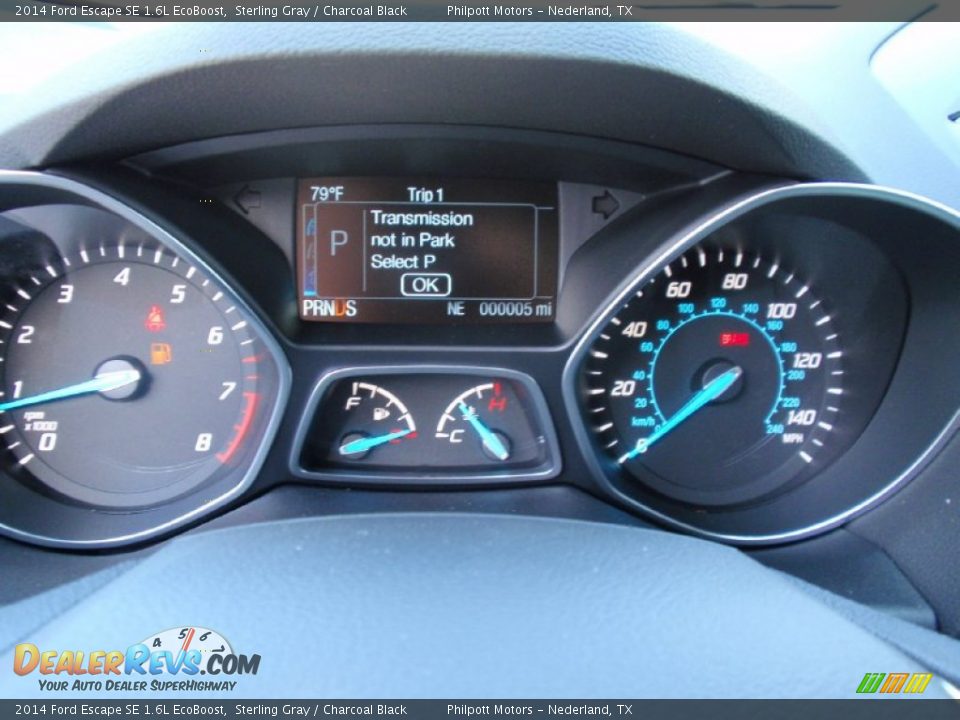 2014 Ford Escape SE 1.6L EcoBoost Sterling Gray / Charcoal Black Photo #35