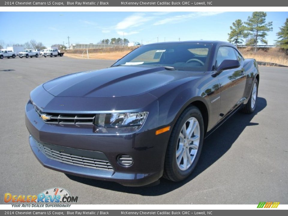 2014 Chevrolet Camaro LS Coupe Blue Ray Metallic / Black Photo #2