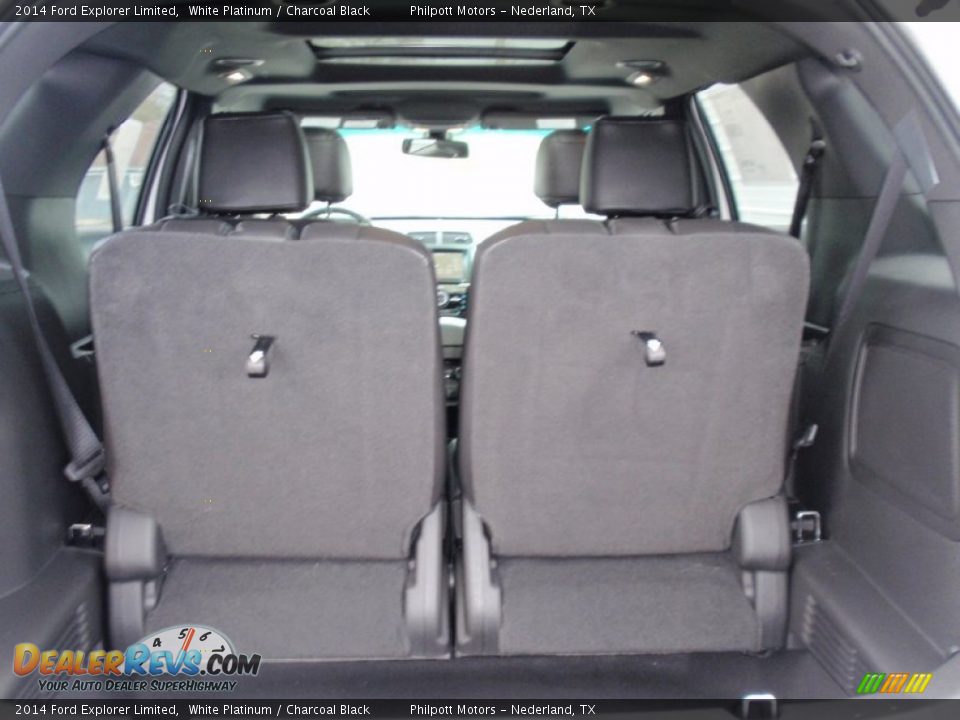 2014 Ford Explorer Limited White Platinum / Charcoal Black Photo #26
