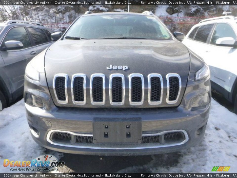 2014 Jeep Cherokee Limited 4x4 Granite Crystal Metallic / Iceland - Black/Iceland Gray Photo #6