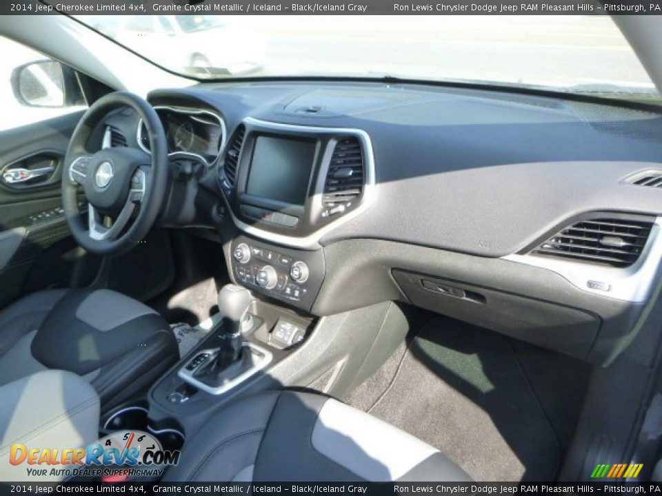 2014 Jeep Cherokee Limited 4x4 Granite Crystal Metallic / Iceland - Black/Iceland Gray Photo #8