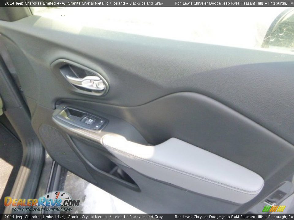 2014 Jeep Cherokee Limited 4x4 Granite Crystal Metallic / Iceland - Black/Iceland Gray Photo #9