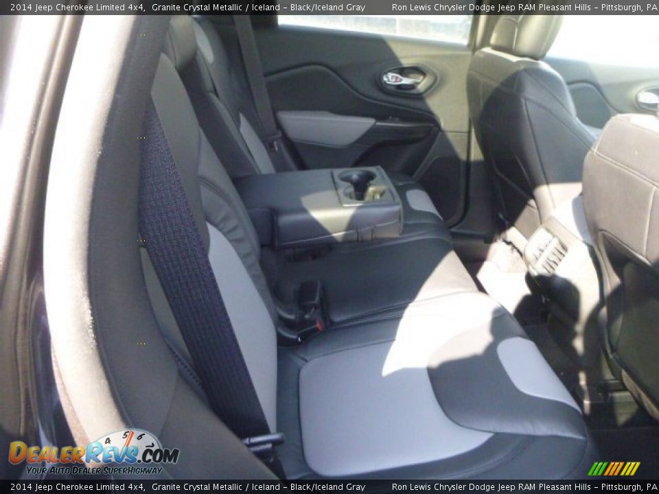 2014 Jeep Cherokee Limited 4x4 Granite Crystal Metallic / Iceland - Black/Iceland Gray Photo #10
