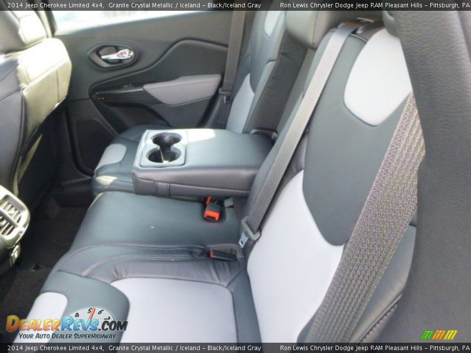 2014 Jeep Cherokee Limited 4x4 Granite Crystal Metallic / Iceland - Black/Iceland Gray Photo #12