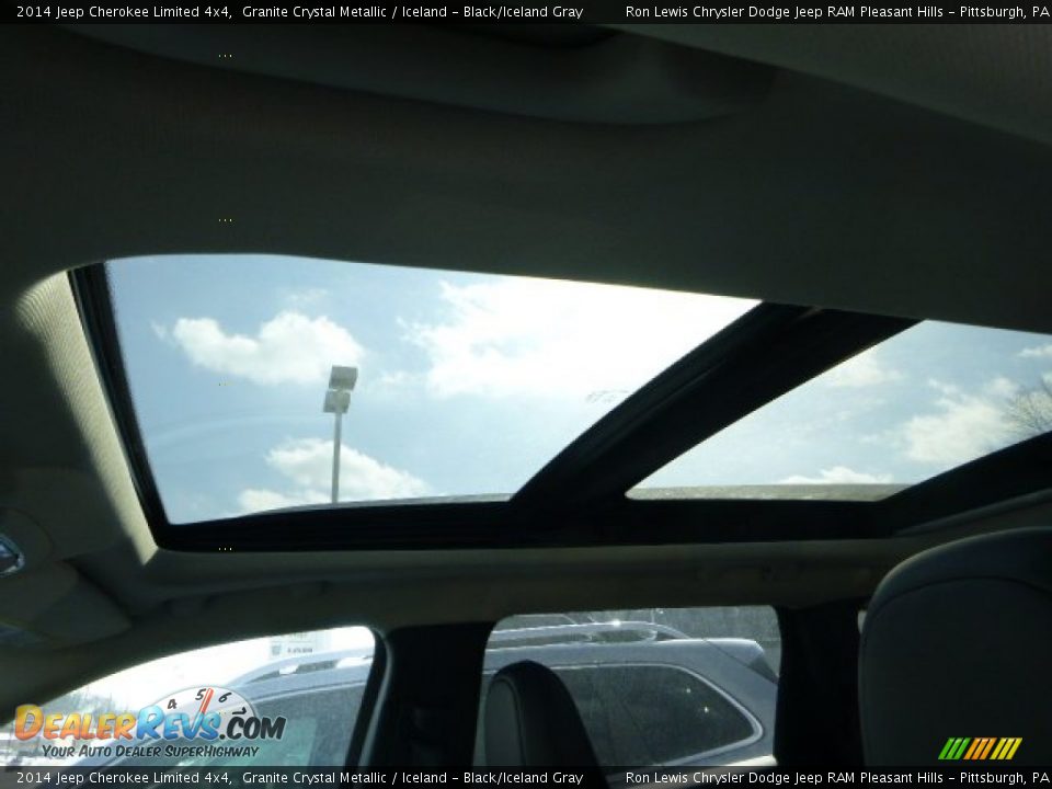 2014 Jeep Cherokee Limited 4x4 Granite Crystal Metallic / Iceland - Black/Iceland Gray Photo #15