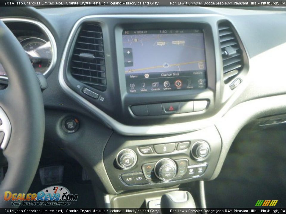 2014 Jeep Cherokee Limited 4x4 Granite Crystal Metallic / Iceland - Black/Iceland Gray Photo #19