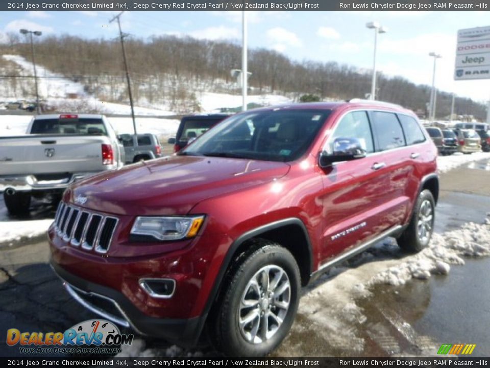 2014 Jeep Grand Cherokee Limited 4x4 Deep Cherry Red Crystal Pearl / New Zealand Black/Light Frost Photo #1
