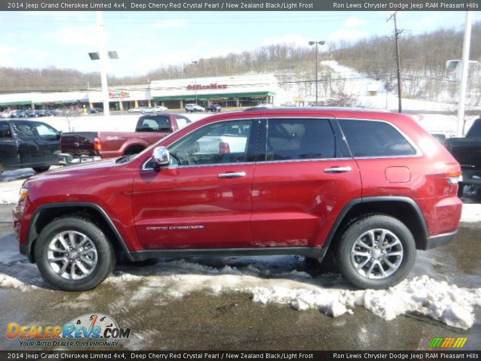 2014 Jeep Grand Cherokee Limited 4x4 Deep Cherry Red Crystal Pearl / New Zealand Black/Light Frost Photo #2