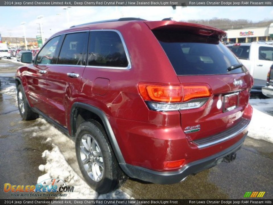 2014 Jeep Grand Cherokee Limited 4x4 Deep Cherry Red Crystal Pearl / New Zealand Black/Light Frost Photo #3