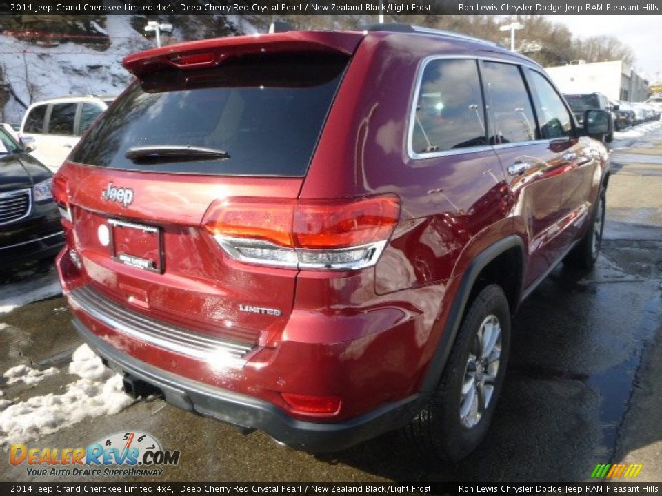 2014 Jeep Grand Cherokee Limited 4x4 Deep Cherry Red Crystal Pearl / New Zealand Black/Light Frost Photo #5