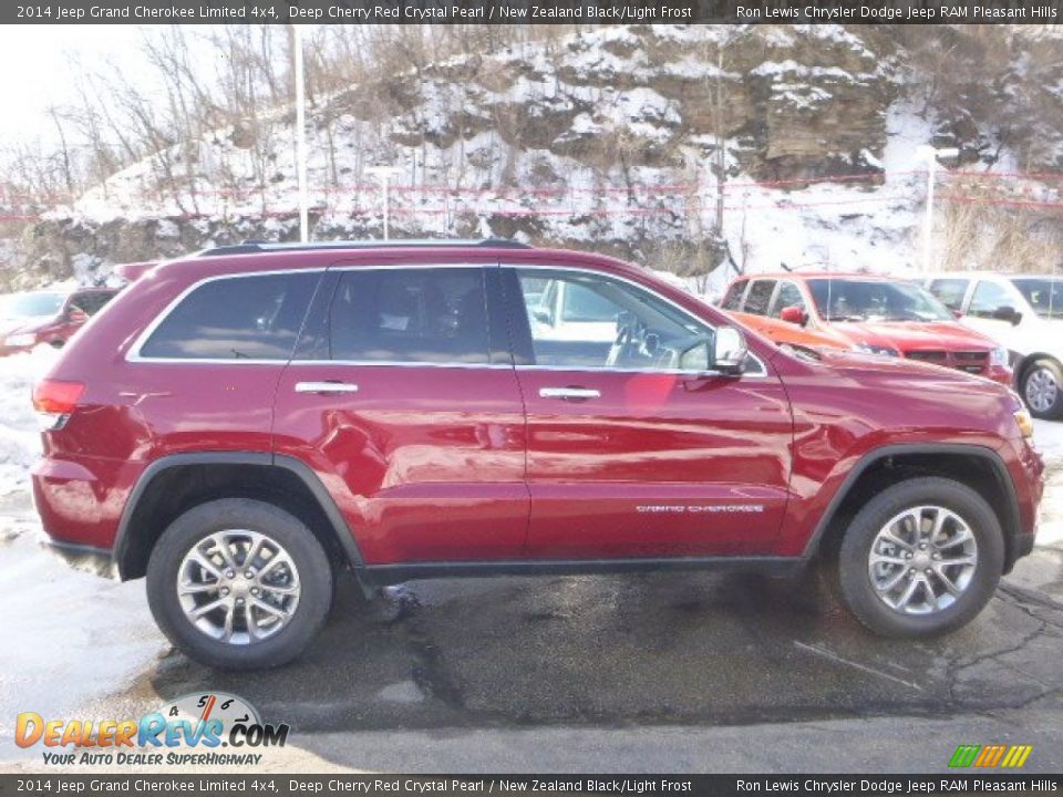 2014 Jeep Grand Cherokee Limited 4x4 Deep Cherry Red Crystal Pearl / New Zealand Black/Light Frost Photo #6