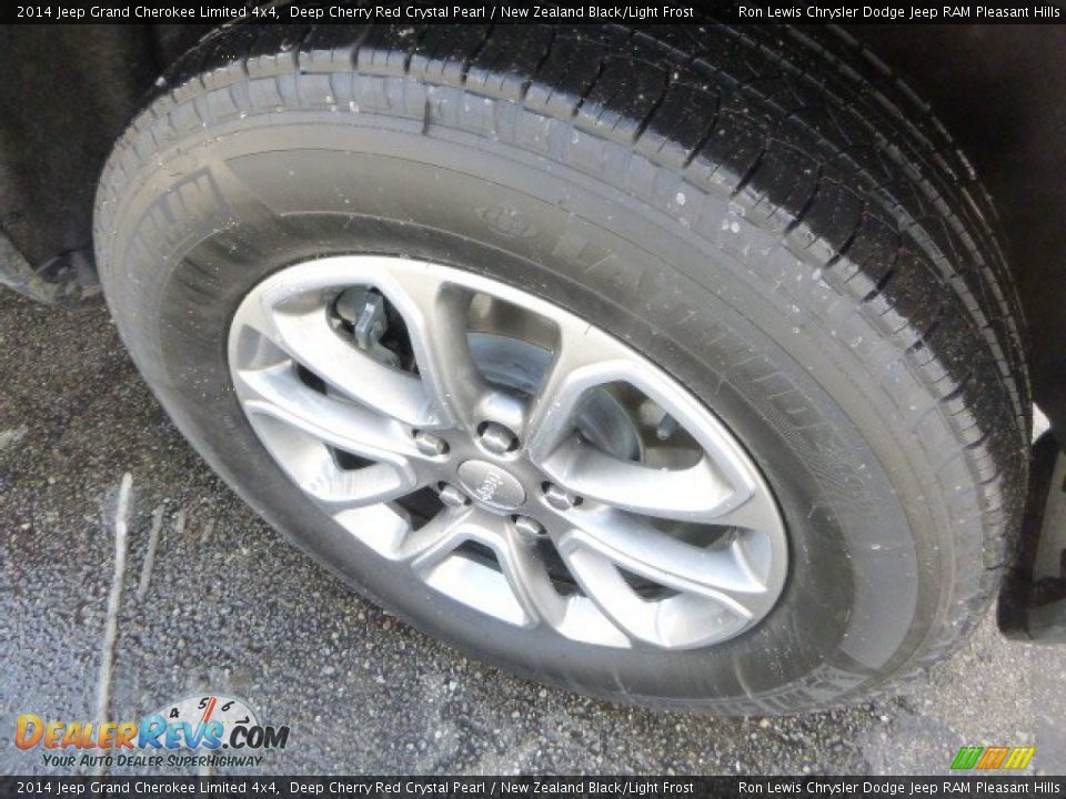 2014 Jeep Grand Cherokee Limited 4x4 Deep Cherry Red Crystal Pearl / New Zealand Black/Light Frost Photo #8