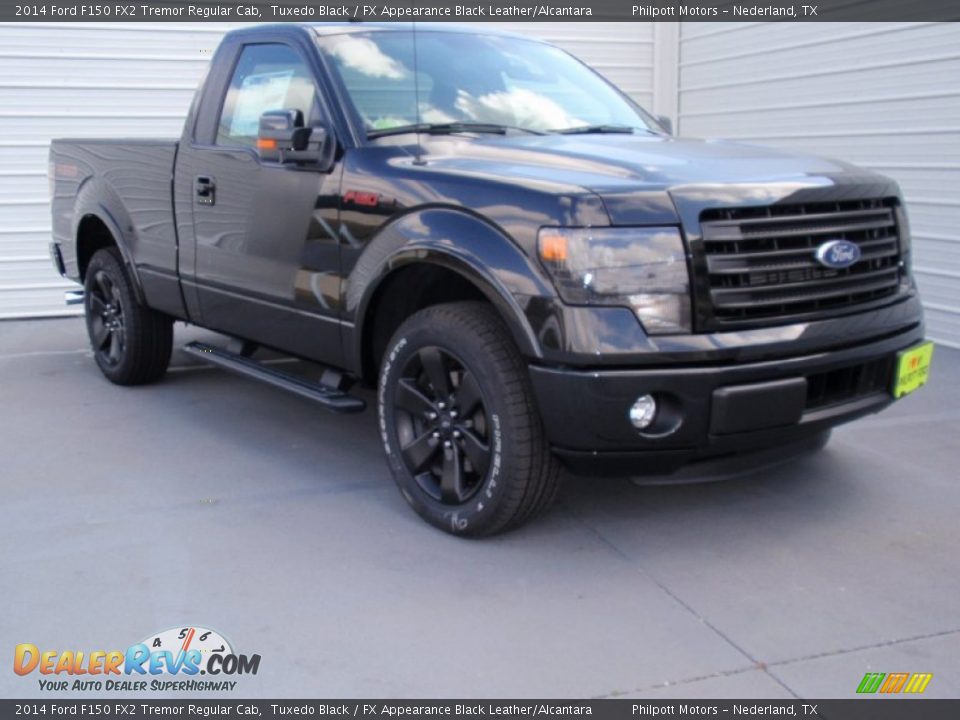 2014 Ford F150 FX2 Tremor Regular Cab Tuxedo Black / FX Appearance Black Leather/Alcantara Photo #1