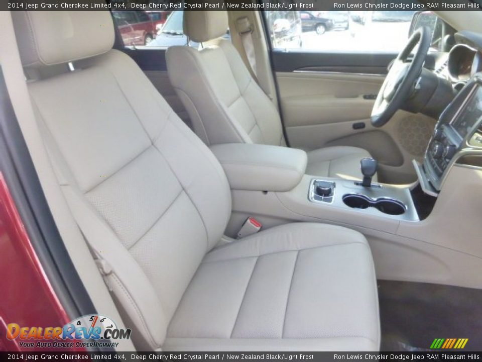 2014 Jeep Grand Cherokee Limited 4x4 Deep Cherry Red Crystal Pearl / New Zealand Black/Light Frost Photo #9