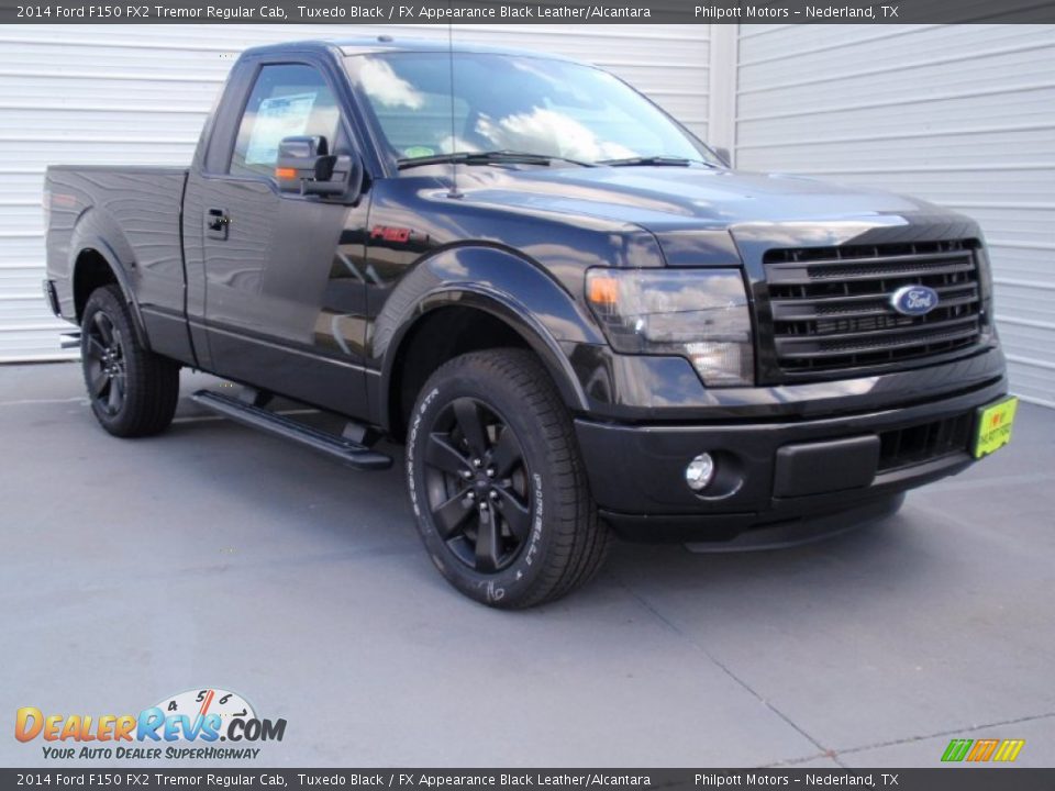2014 Ford F150 FX2 Tremor Regular Cab Tuxedo Black / FX Appearance Black Leather/Alcantara Photo #2