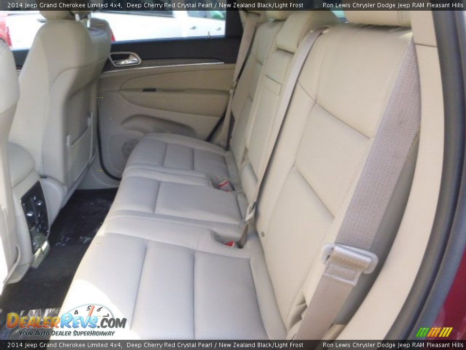 Rear Seat of 2014 Jeep Grand Cherokee Limited 4x4 Photo #13