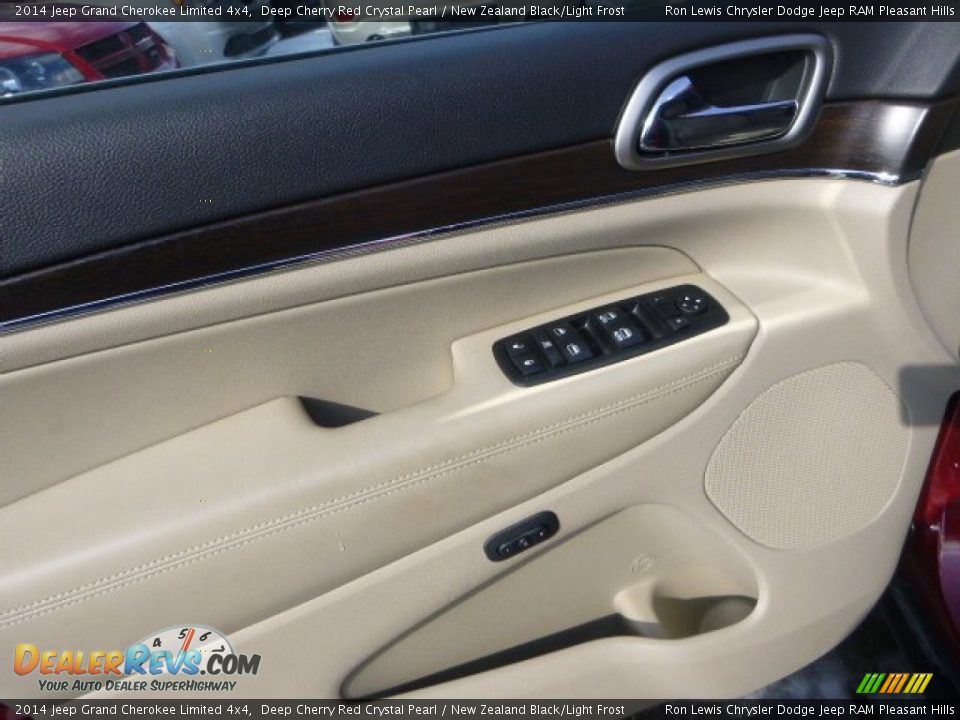 2014 Jeep Grand Cherokee Limited 4x4 Deep Cherry Red Crystal Pearl / New Zealand Black/Light Frost Photo #15