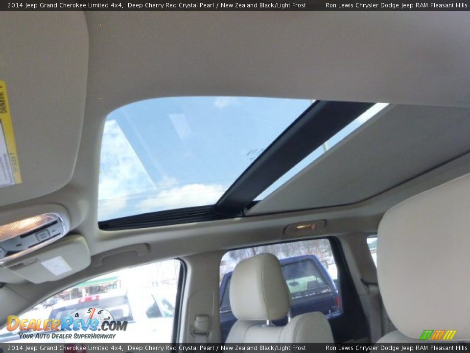 2014 Jeep Grand Cherokee Limited 4x4 Deep Cherry Red Crystal Pearl / New Zealand Black/Light Frost Photo #16