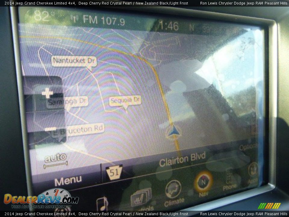 2014 Jeep Grand Cherokee Limited 4x4 Deep Cherry Red Crystal Pearl / New Zealand Black/Light Frost Photo #17