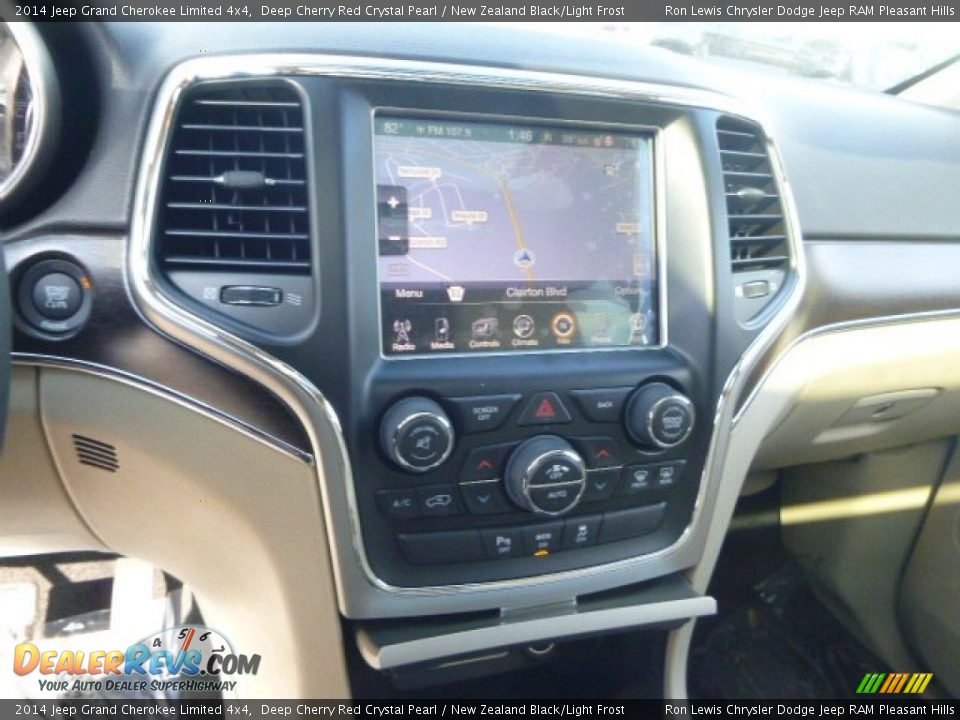 2014 Jeep Grand Cherokee Limited 4x4 Deep Cherry Red Crystal Pearl / New Zealand Black/Light Frost Photo #18