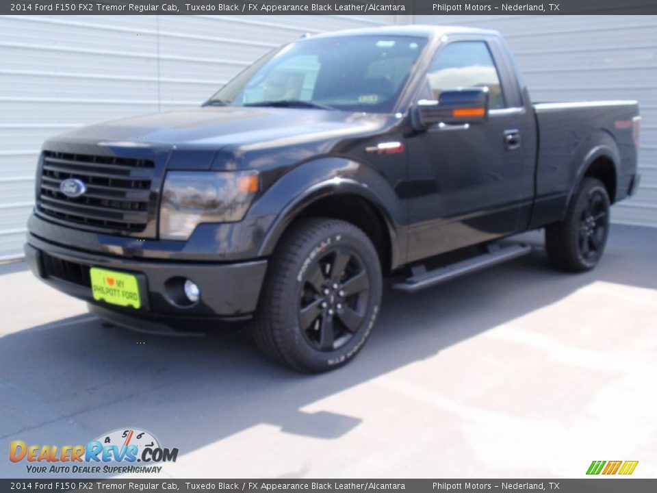 2014 Ford F150 FX2 Tremor Regular Cab Tuxedo Black / FX Appearance Black Leather/Alcantara Photo #7