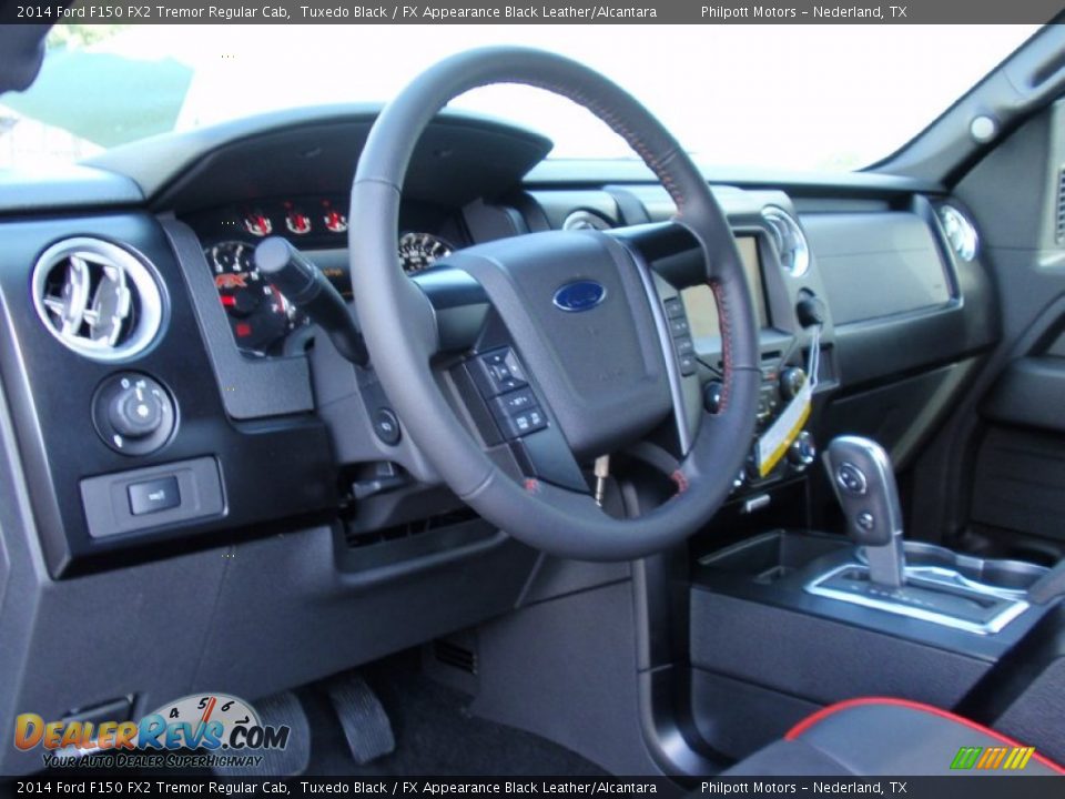 2014 Ford F150 FX2 Tremor Regular Cab Tuxedo Black / FX Appearance Black Leather/Alcantara Photo #26