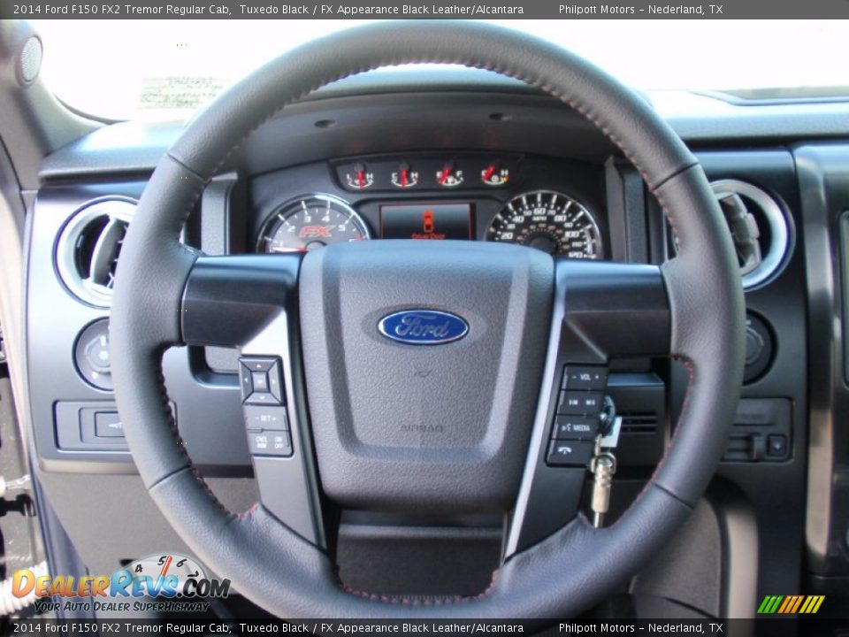 2014 Ford F150 FX2 Tremor Regular Cab Tuxedo Black / FX Appearance Black Leather/Alcantara Photo #31