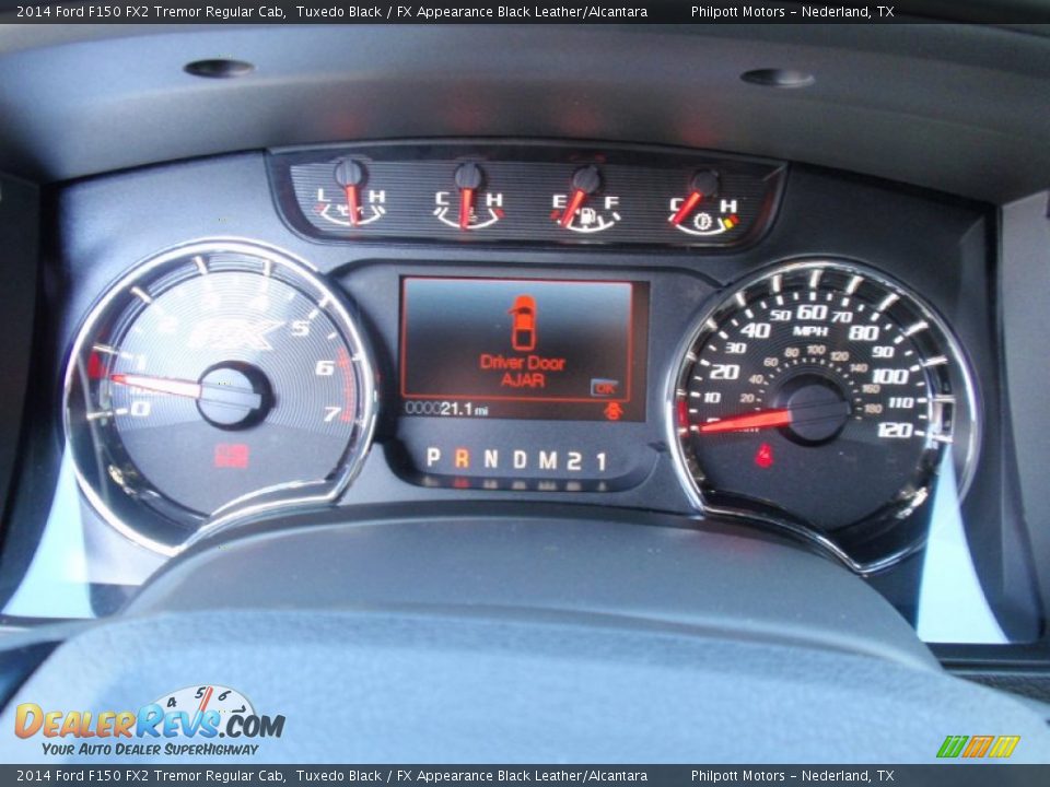 2014 Ford F150 FX2 Tremor Regular Cab Tuxedo Black / FX Appearance Black Leather/Alcantara Photo #32