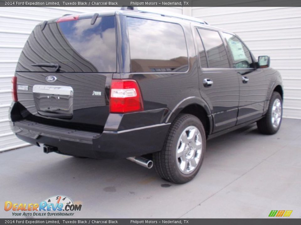 2014 Ford Expedition Limited Tuxedo Black / Charcoal Black Photo #4