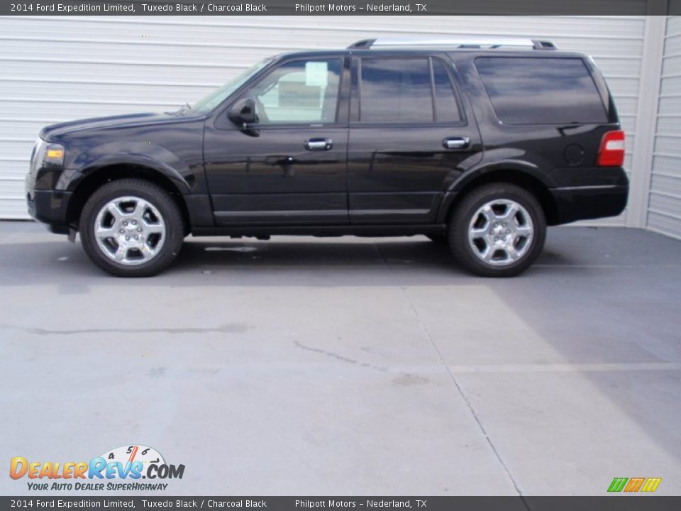 2014 Ford Expedition Limited Tuxedo Black / Charcoal Black Photo #6