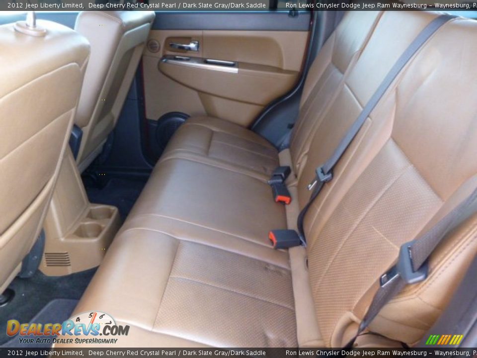2012 Jeep Liberty Limited Deep Cherry Red Crystal Pearl / Dark Slate Gray/Dark Saddle Photo #11