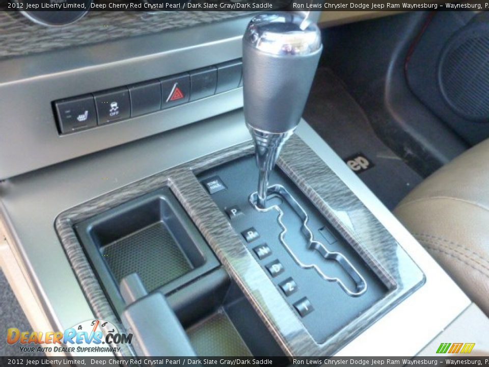 2012 Jeep Liberty Limited Deep Cherry Red Crystal Pearl / Dark Slate Gray/Dark Saddle Photo #16