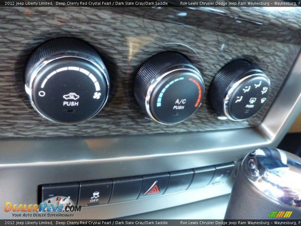2012 Jeep Liberty Limited Deep Cherry Red Crystal Pearl / Dark Slate Gray/Dark Saddle Photo #18