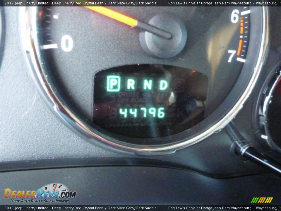 2012 Jeep Liberty Limited Deep Cherry Red Crystal Pearl / Dark Slate Gray/Dark Saddle Photo #19