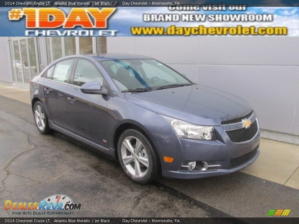 2014 Chevrolet Cruze LT Atlantis Blue Metallic / Jet Black Photo #1
