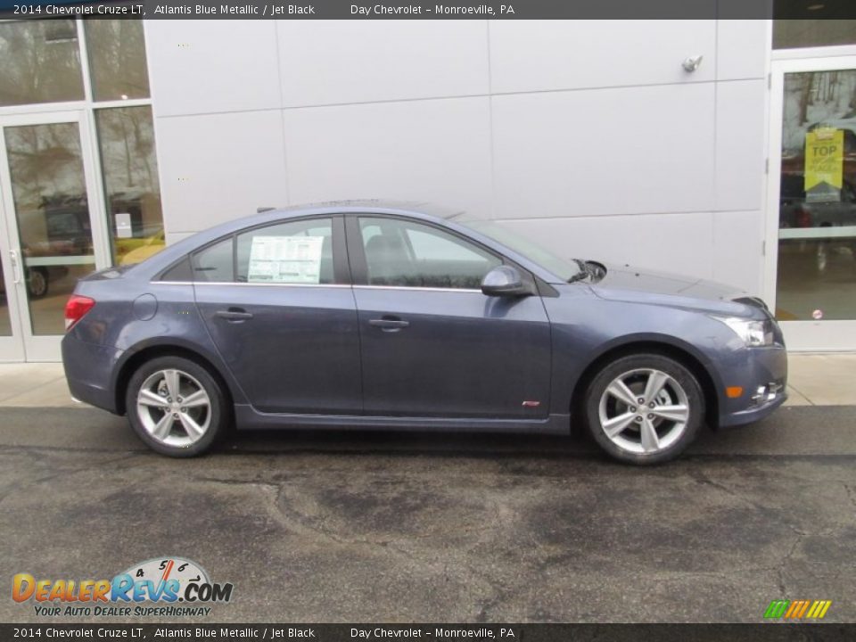 2014 Chevrolet Cruze LT Atlantis Blue Metallic / Jet Black Photo #2
